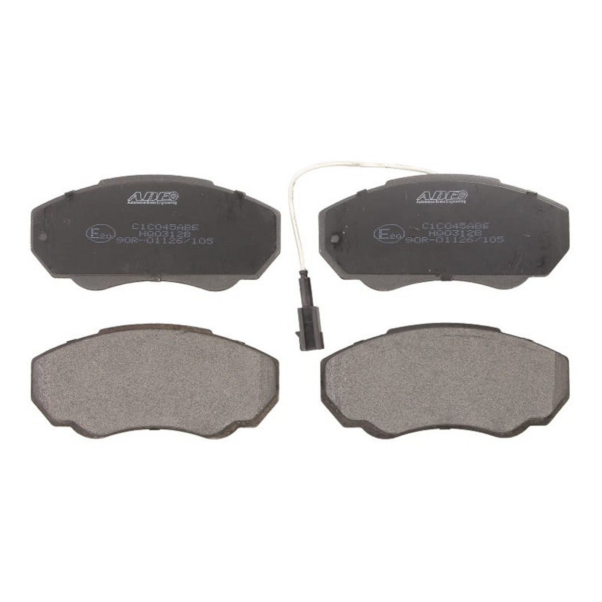 Комплект гальмівних колодок передн , CITROEN JUMPER I, JUMPER II, FIAT DUCATO, PEUGEOT BOXER 1.9D-2.8D 02.94-