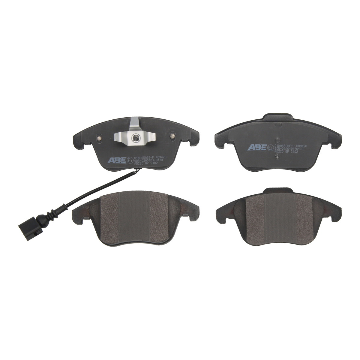Комплект гальмівних колодок передн , AUDI Q3, SEAT ALHAMBRA, VW PASSAT B6, PASSAT B7, POLO V, SHARAN, TIGUAN 1.4-3.6 09.07-12.22