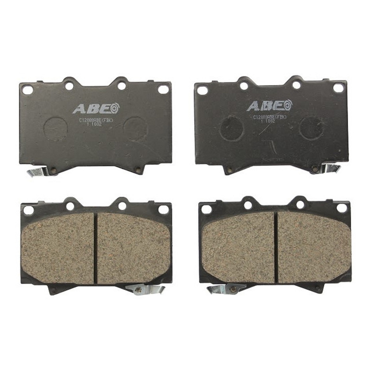 Комплект гальмівних колодок передн , LEXUS LX, TOYOTA 4 RUNNER V, FORTUNER, HIACE / COMMUTER V, HIACE V, LAND CRUISER, LAND CRUISER 100, LAND CRUISER 90, LAND CRUISER PRADO 2.5D-4.7 01.90-