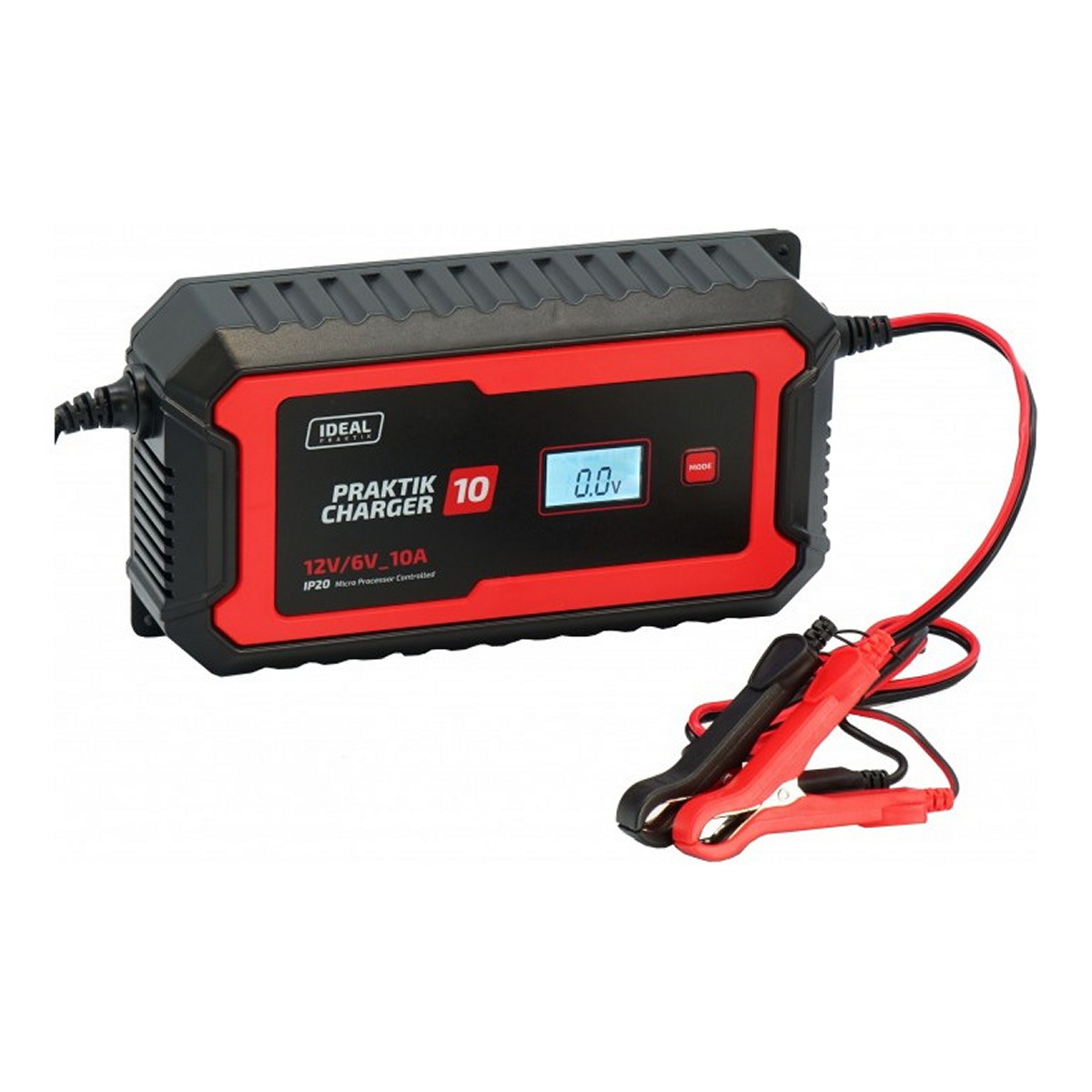 (EN) Battery charger PRAKTIK CHARGER 10 LCD, напруга зарядки: 6/12 В, зарядний струм: 10А, напруга джерела живлення: 230В, тип аккумулятора: AGM/EFB/GEL/MF/WET фото 4
