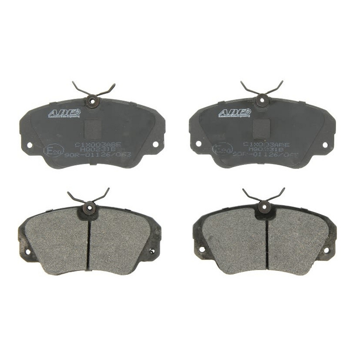 Комплект гальмівних колодок передн , OPEL OMEGA A, OMEGA B, SENATOR B 2.0-3.6 03.87-07.03