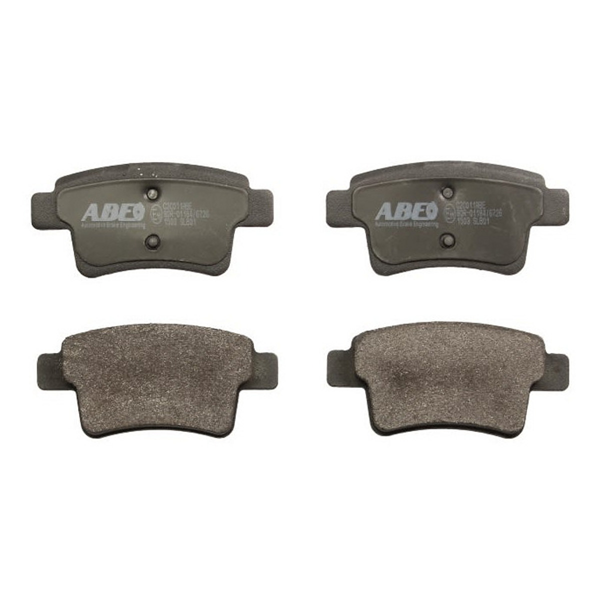 Комплект гальмівних колодок задн , CITROEN C4 GRAND PICASSO I, C4 GRAND PICASSO II, C4 I, C4 PICASSO I, C4 PICASSO II, PEUGEOT 408 1.6-2.0D 07.06-