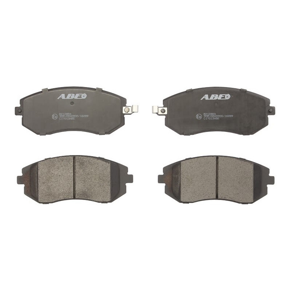 Комплект гальмівних колодок передн , SUBARU BRZ, FORESTER, IMPREZA, LEGACY III, LEGACY IV, LEGACY V, OUTBACK, TRIBECA, XV, SUZUKI GRAND VITARA II, TOYOTA GT 86 1.5-3.6 09.98-