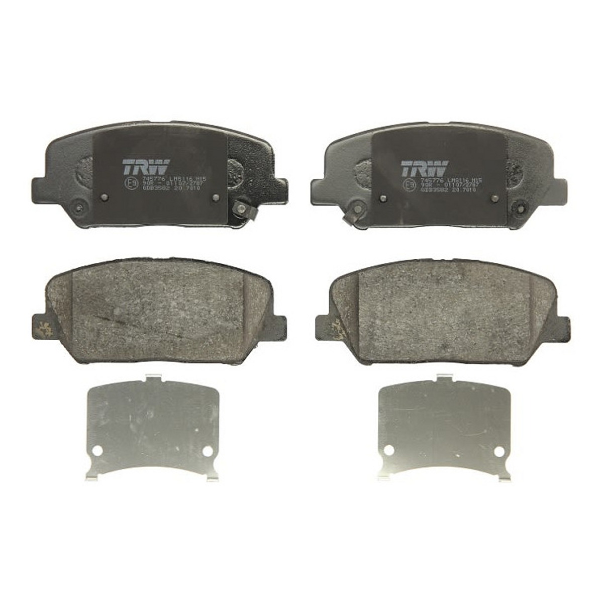 Комплект гальмівних колодок передн , HYUNDAI GENESIS, I30, VELOSTER, KIA CEE'D, CERATO III, CERATO KOUP III, OPTIMA, PRO CEE'D 1.0-2.4 06.10- фото 8