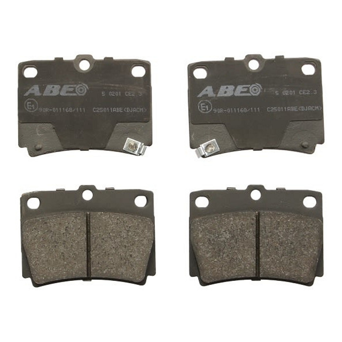 Комплект гальмівних колодок задн , MITSUBISHI PAJERO II, PAJERO III, PAJERO SPORT I, PAJERO SPORT II, PAJERO SPORT III 2.4D-3.0 12.90-