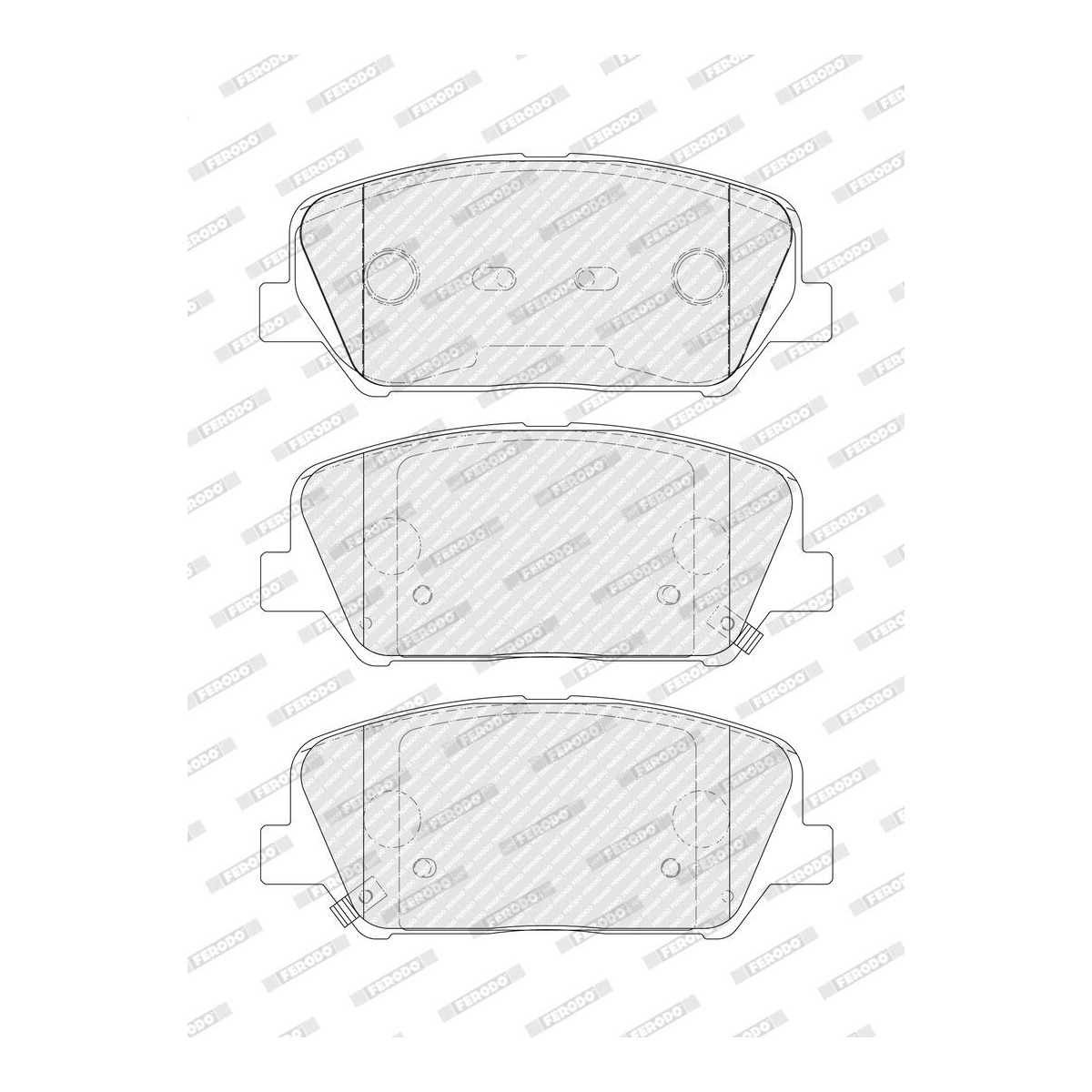 Комплект гальмівних колодок передн , HYUNDAI EQUUS / CENTENNIAL, GENESIS, I30, VELOSTER, KIA CEE'D, CERATO III, OPTIMA, PRO CEE'D 1.0-3.8 03.09- фото 4
