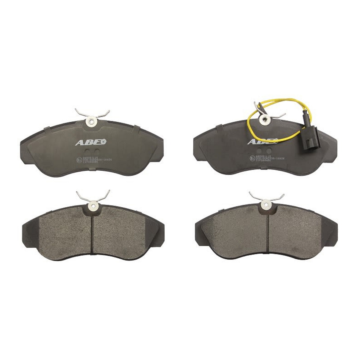 Комплект гальмівних колодок передн , CITROEN JUMPER I, FIAT DUCATO, PEUGEOT BOXER 2.0-2.8D 02.94-
