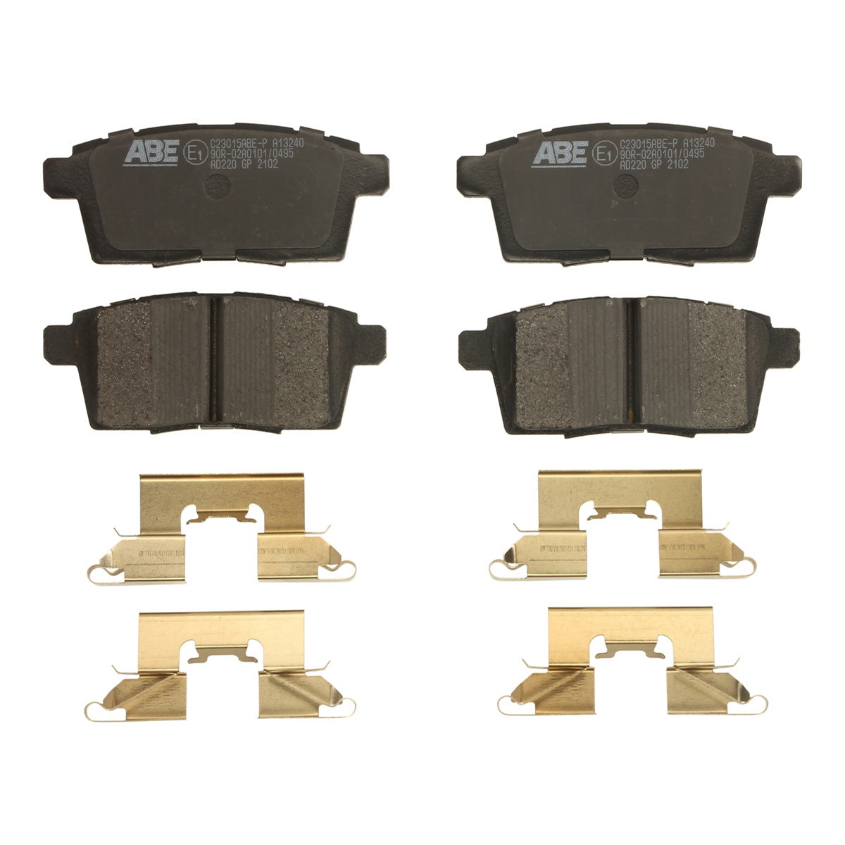 Комплект гальмівних колодок задн , FORD USA EDGE, LINCOLN MKX, MAZDA CX-5, CX-7, CX-9 2.2D-3.7 06.06-
