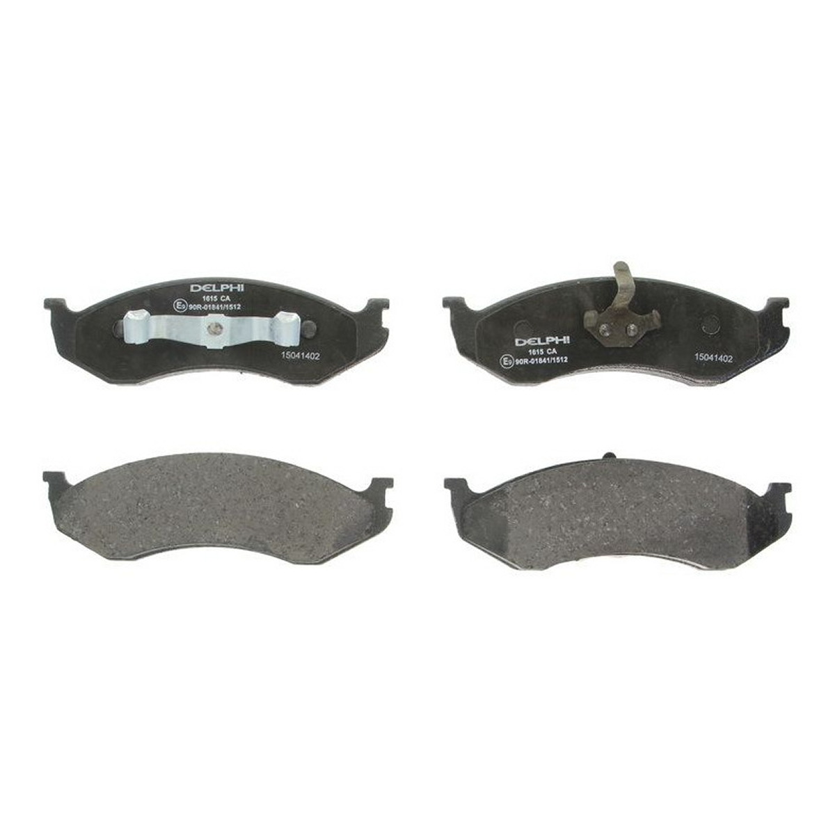 Комплект гальмівних колодок передн , JEEP CHEROKEE, COMANCHE, GRAND CHEROKEE I, WRANGLER I, WRANGLER II, WRANGLER III, KIA CARNIVAL I 2.1D-5.9 10.84-