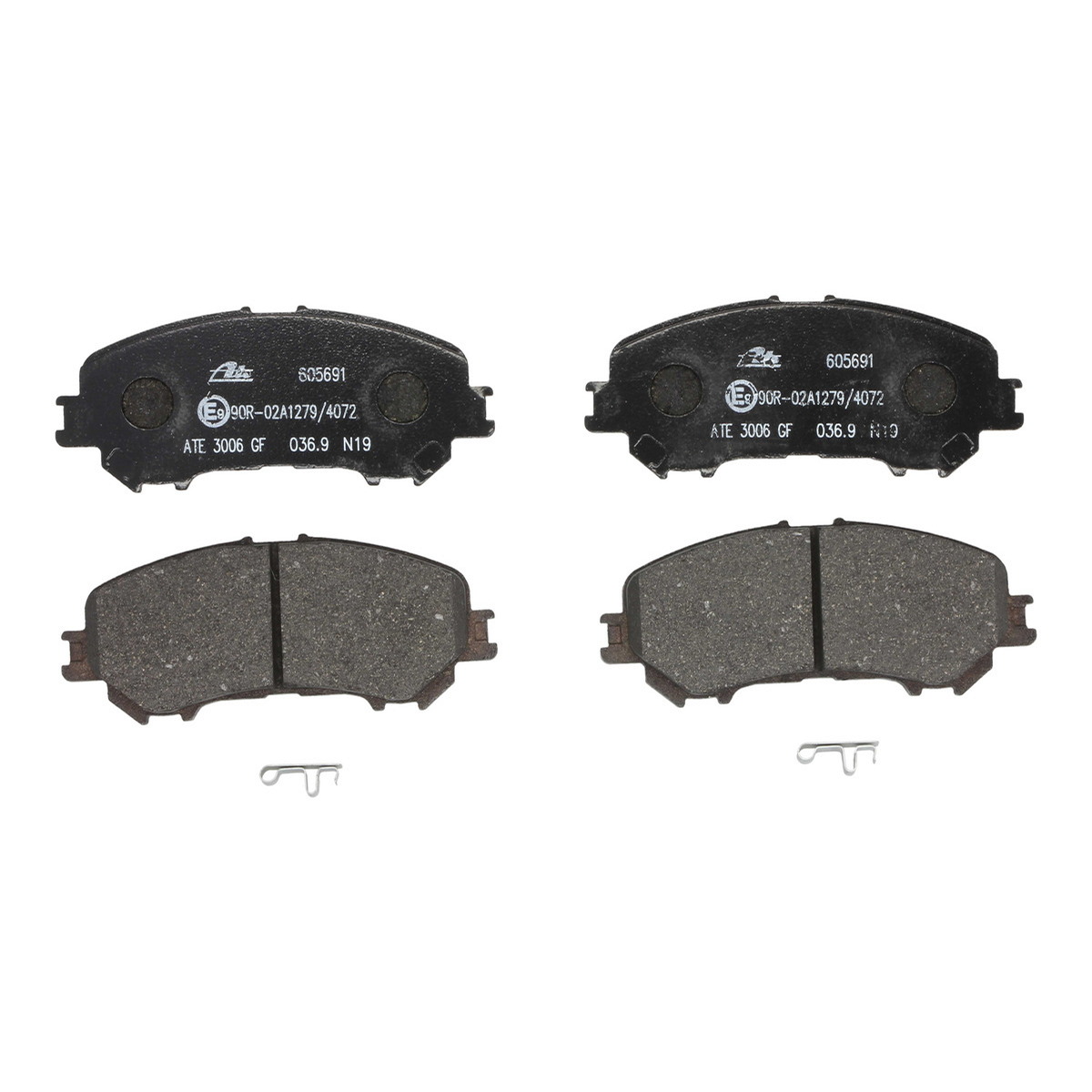 Комплект гальмівних колодок передн , NISSAN QASHQAI II, X-TRAIL, X-TRAIL III, RENAULT KADJAR, KOLEOS II 1.2-2.5 11.13- фото 4