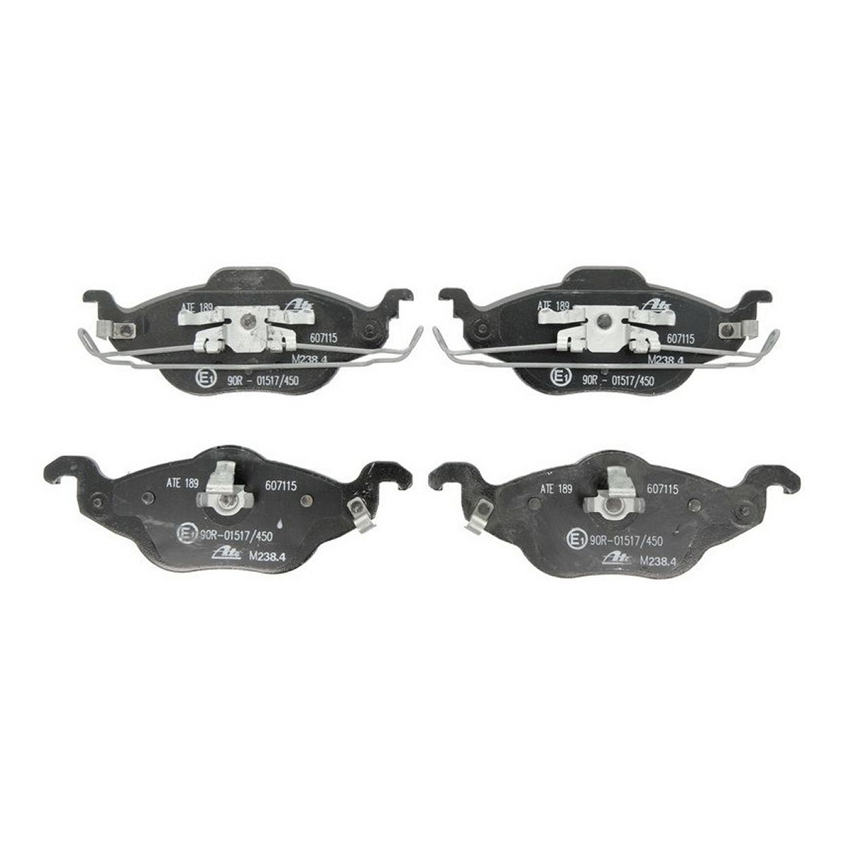Комплект гальмівних колодок передн , OPEL ASTRA G, ASTRA G CLASSIC, ZAFIRA A 1.2-2.0D 02.98-12.09