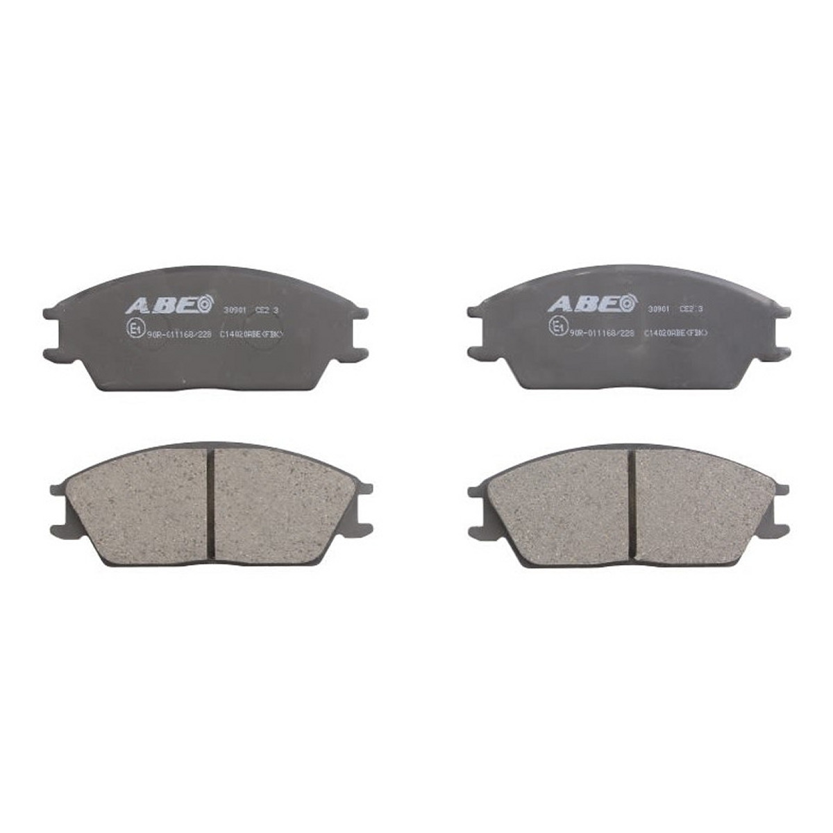 Комплект гальмівних колодок передн , HONDA ACCORD II, HYUNDAI ACCENT, ACCENT I, ACCENT II, ELANTRA III, GETZ, LANTRA I, PONY, PONY / EXCEL, S, SONATA III 1.1-2.0 09.83-12.10