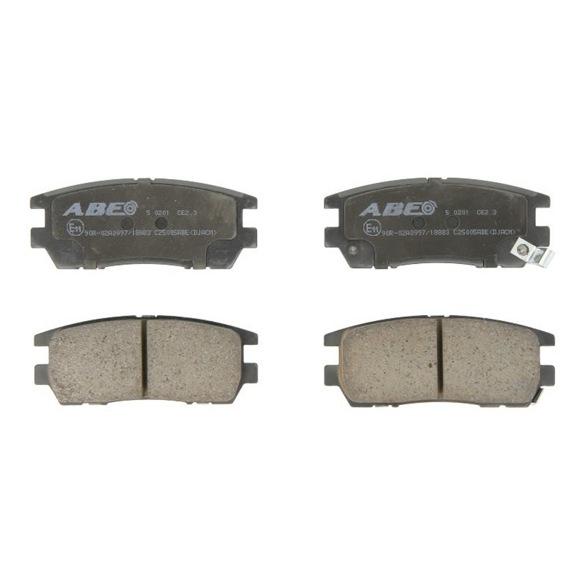 Комплект гальмівних колодок задн , MITSUBISHI 3000 GT, DELICA / SPACE GEAR, ECLIPSE, ECLIPSE II, ECLIPSE III, ECLIPSE IV, GALANT VIII, L400, LANCER IV, LANCER VII, MAGNA 1.6-3.8 01.83-
