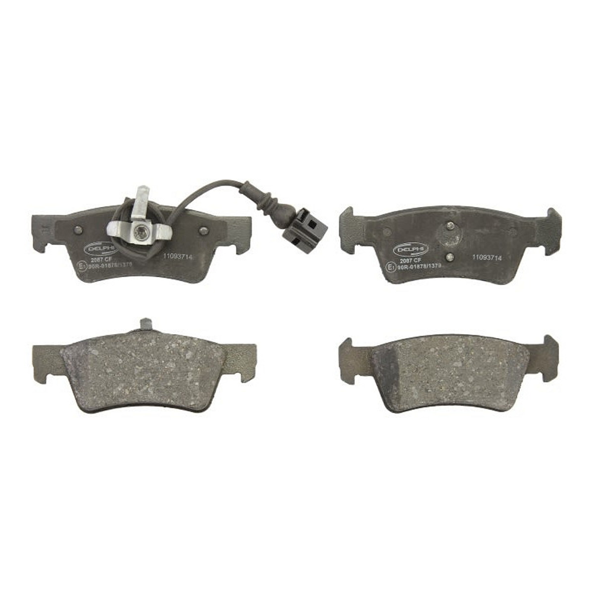Комплект гальмівних колодок задн , VW CALIFORNIA T5 CAMPER, MULTIVAN T5, TOUAREG, TRANSPORTER T5 1.9D-6.0 10.02-08.15