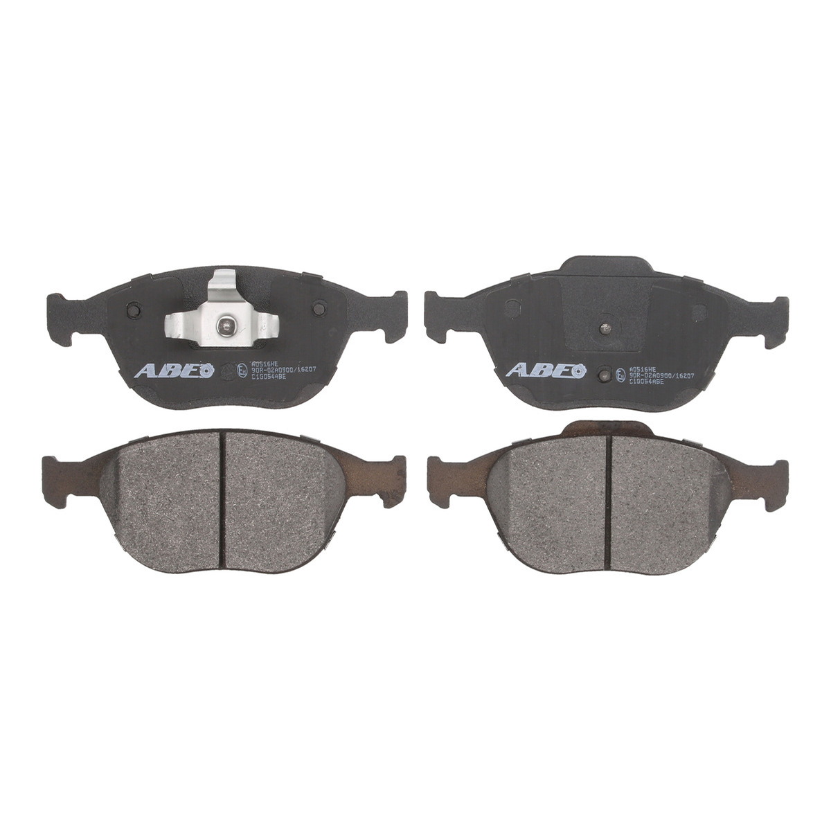 Комплект гальмівних колодок передн , FORD C-MAX II, ECOSPORT, FIESTA, FIESTA IV, FIESTA V, FOCUS I, FOCUS II, FOCUS III, KA, PUMA, STREET KA, TOURNEO CONNECT, TRANSIT CONNECT 1.3-2.0 08.95-