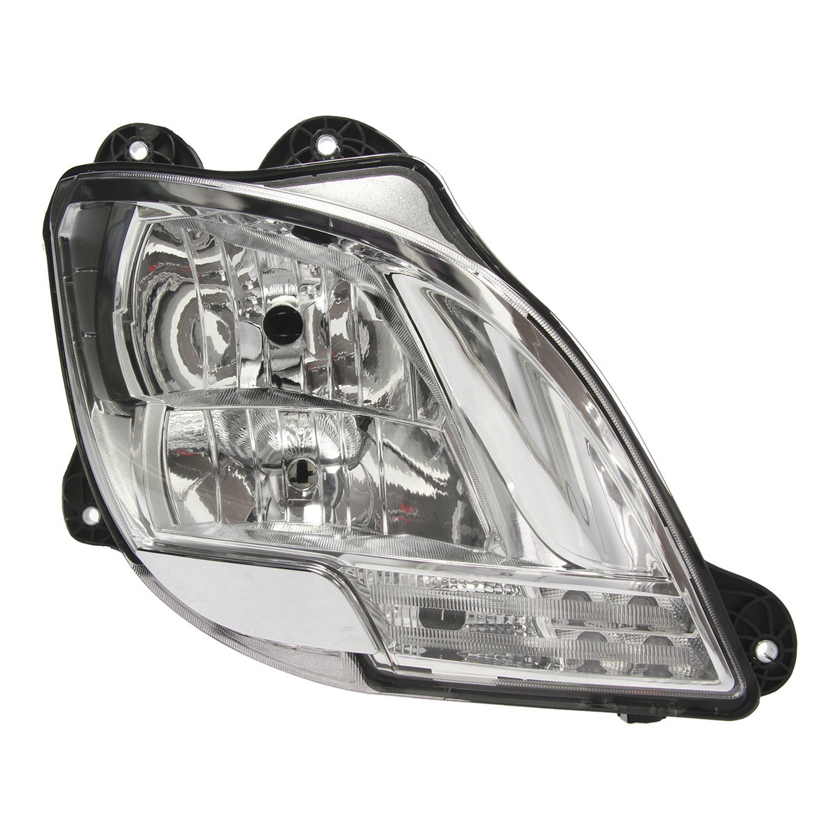 Фара прав (H1/H7/LED/PY21W, ручн, без мотора, включає денні ходові вогні, колір відбивача: хром, колір повороту: прозор) DAF CF, XF 106 10.12- фото 3