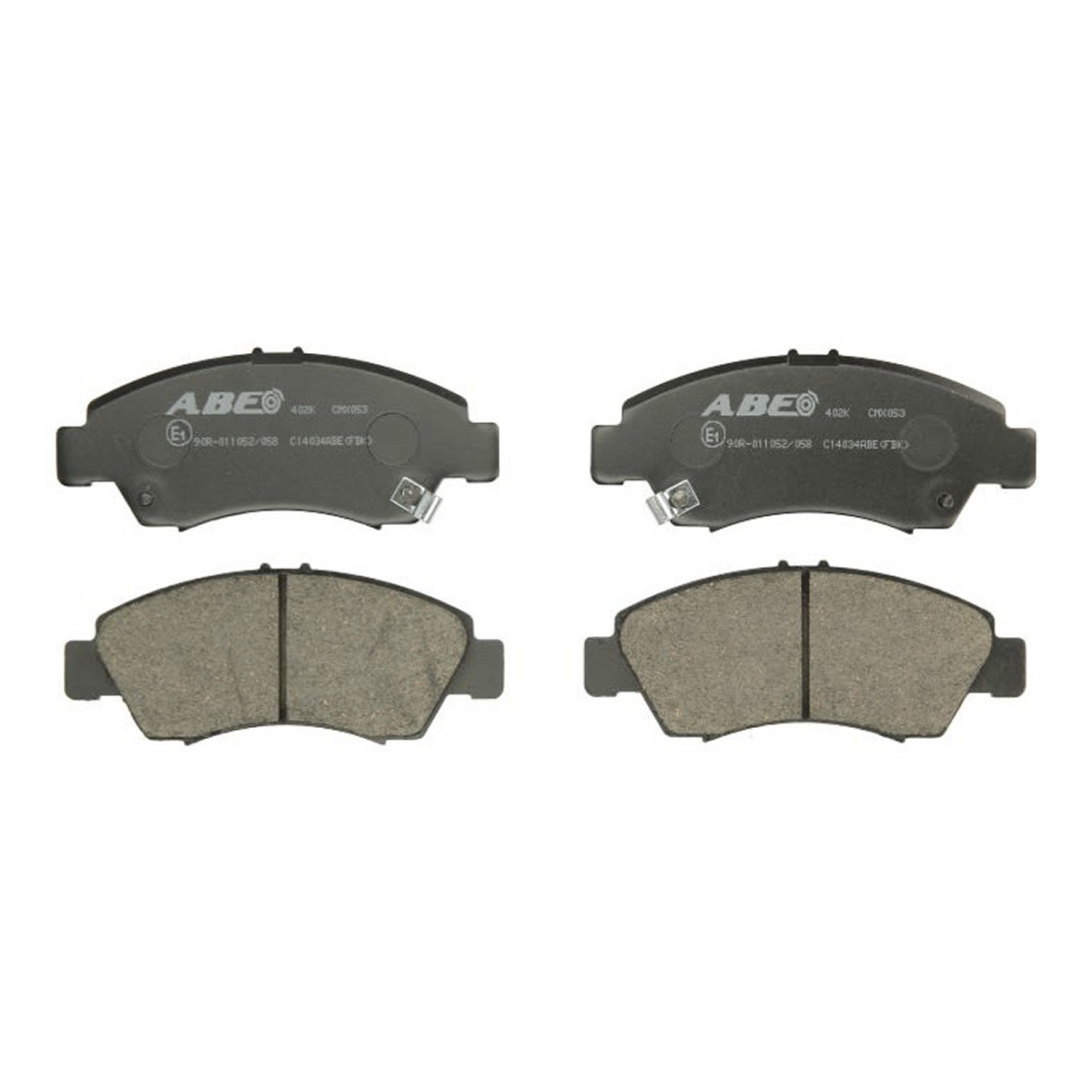 Комплект гальмівних колодок передн , HONDA ACCORD VII, CAPA, CITY, CITY IV, CITY V, CIVIC IV, CIVIC V, CIVIC VI, CROSSROAD, CRX III, DOMANI, FR-V, INTEGRA, JAZZ II, JAZZ III, LOGO 1.2-3.5 01.88-