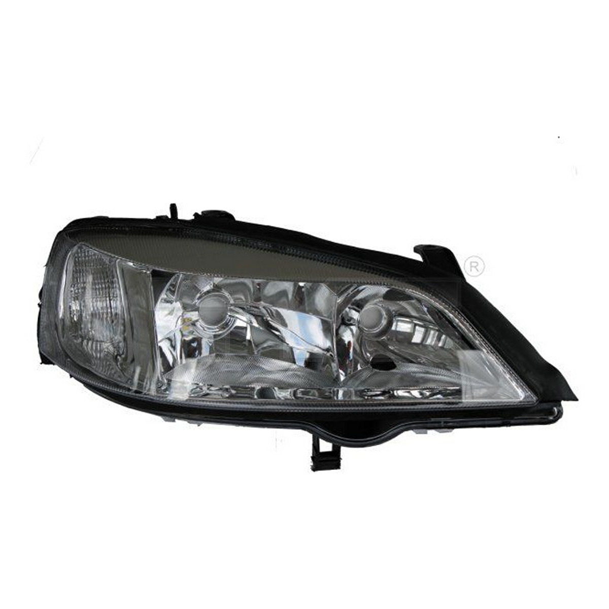 Фара прав (H7/HB3, електричн, без мотора, колір відбивача: хром) OPEL ASTRA G 02.98-12.09 фото 4