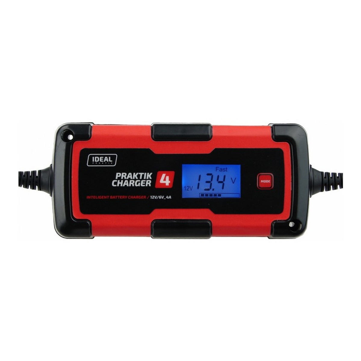 (EN) Battery charger PRAKTIK CHARGER 4 LCD, напруга зарядки: 6/12 В, зарядний струм: 4А, напруга джерела живлення: 230В, тип аккумулятора: AGM/Ca/GEL/WET фото 4