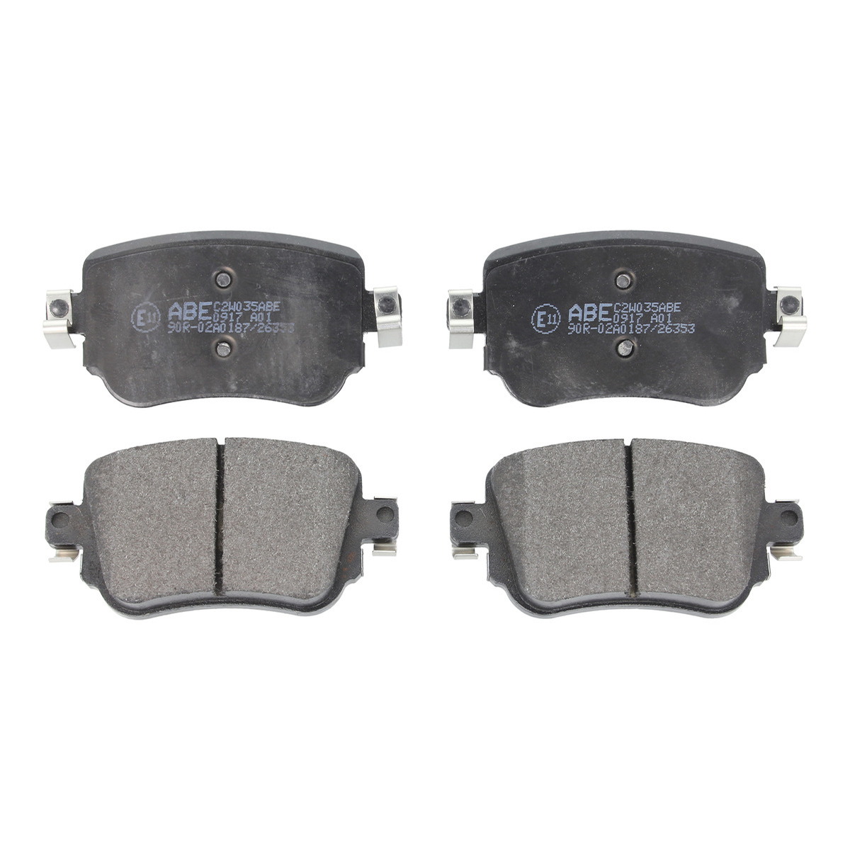 Комплект гальмівних колодок задн , AUDI A1, A1 CITY CARVER, A3, Q3, TT, SEAT ALHAMBRA, LEON, LEON SC, LEON SPORTSTOURER, LEON ST, SKODA KODIAQ I, OCTAVIA III, OCTAVIA IV 1.0-Electric 05.10-