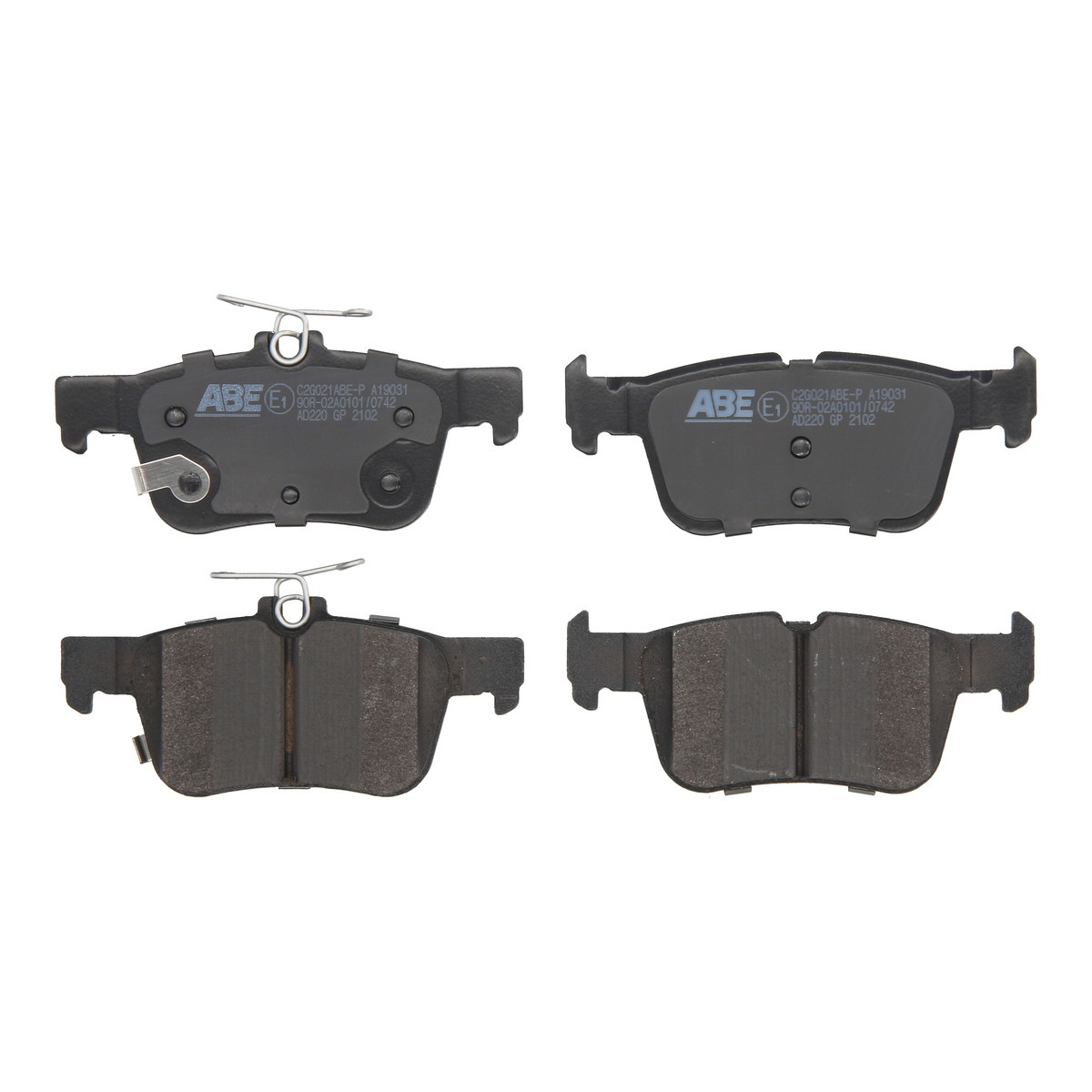 Комплект гальмівних колодок задн , FORD FOCUS IV, GALAXY III, GALAXY MK III, KUGA II, KUGA III, MONDEO V, S-MAX, FORD USA EDGE, ESCAPE, FUSION, LINCOLN MKC, NAUTILUS 1.0-3.5 09.12-