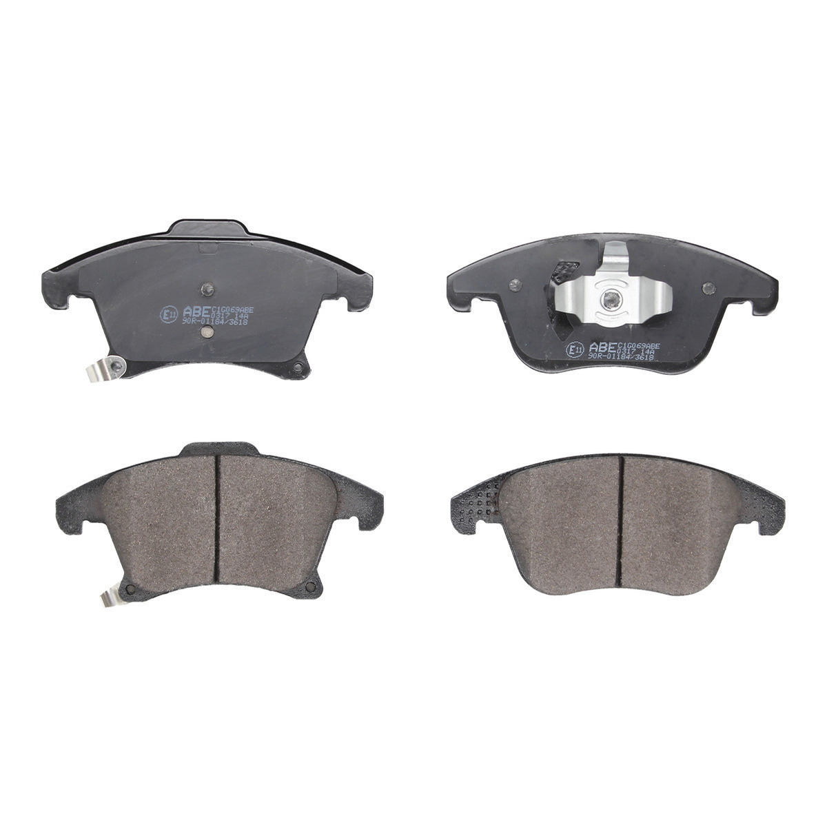 Комплект гальмівних колодок передн , FORD GALAXY III, GALAXY MK III, MONDEO V, S-MAX, FORD USA FUSION 1.0-2.5H 09.12-04.23