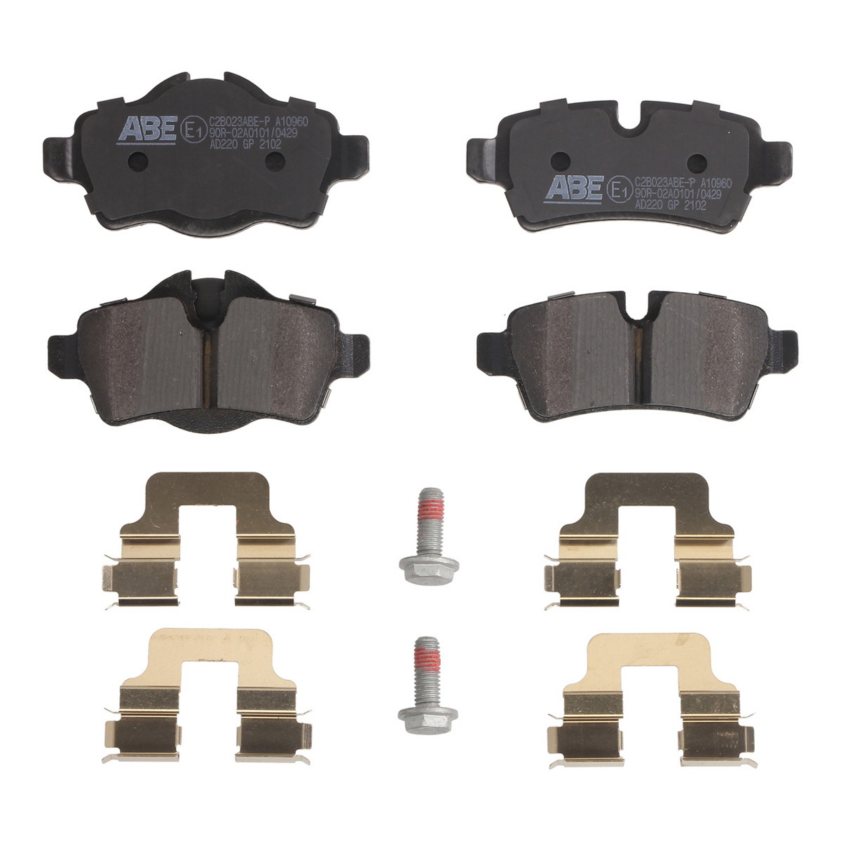Комплект гальмівних колодок задн , MINI (R50, R53), (R52), (R56), (R57), (R58), (R59), CLUBMAN (R55), CLUBVAN (R55) 1.4-2.0D 06.01-06.15