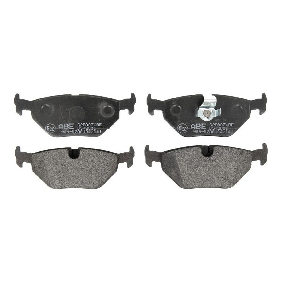 Комплект гальмівних колодок задн , BMW 3 (E36), 5 (E39), X3 (E83) 1.8-4.4 01.94-08.10
