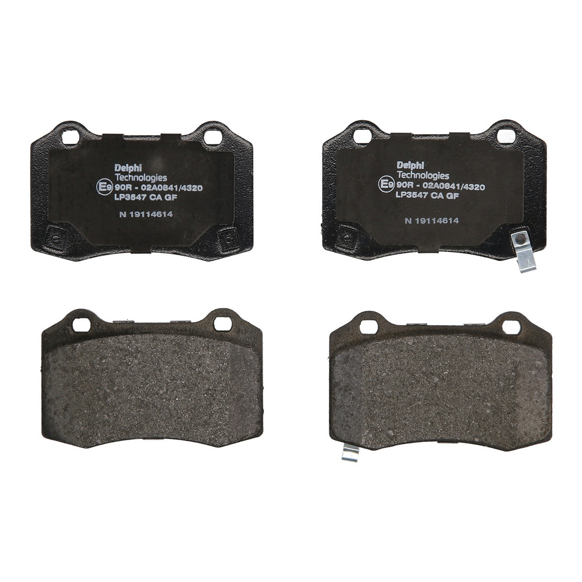 Комплект гальмівних колодок задн , CHEVROLET CAMARO, CHRYSLER 300C, DODGE CHALLENGER, CHALLENGER SRT8, CHARGER, JEEP GRAND CHEROKEE, GRAND CHEROKEE III, GRAND CHEROKEE IV 3.0-Electric 06.05- фото 3