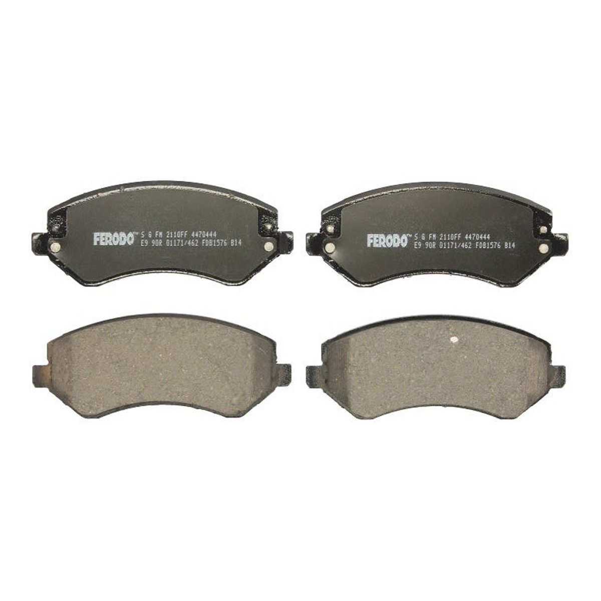Комплект гальмівних колодок передн , CHRYSLER VOYAGER III, VOYAGER IV, DODGE CARAVAN, JEEP CHEROKEE 2.0-3.8 01.95-12.08