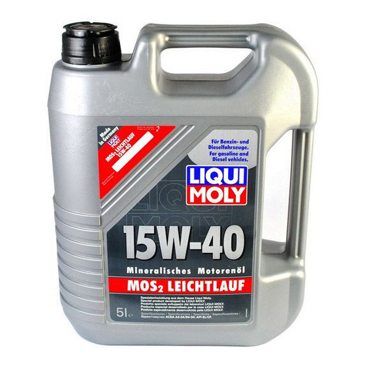 Моторна олива MoS2 Leichtlauf Super (1L) 15W40 ,API CF, SL, ACEA A3, B4