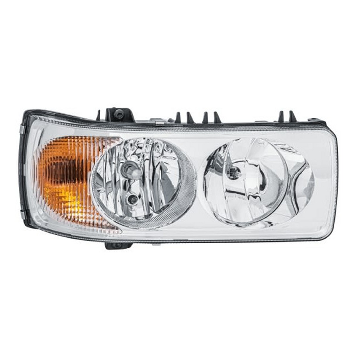 Фара прав (H1/H7/P21W/W5W, ручн, без мотора, колір відбивача: срібн, колір повороту: помаранчевий) DAF 75 CF, CF 65, CF 75, CF 85, LF 45, LF 55, XF 105, XF 95 01.01-
