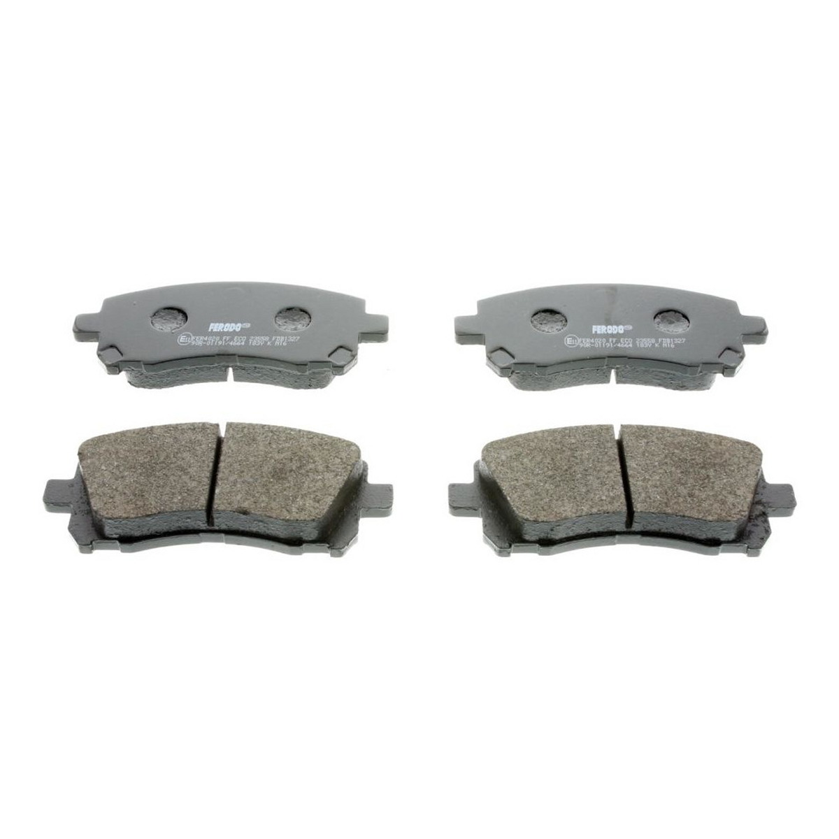 Комплект гальмівних колодок передн , SUBARU FORESTER, IMPREZA, LEGACY II, LEGACY III, LEGACY OUTBACK, OUTBACK 1.6-3.0 03.94-09.09