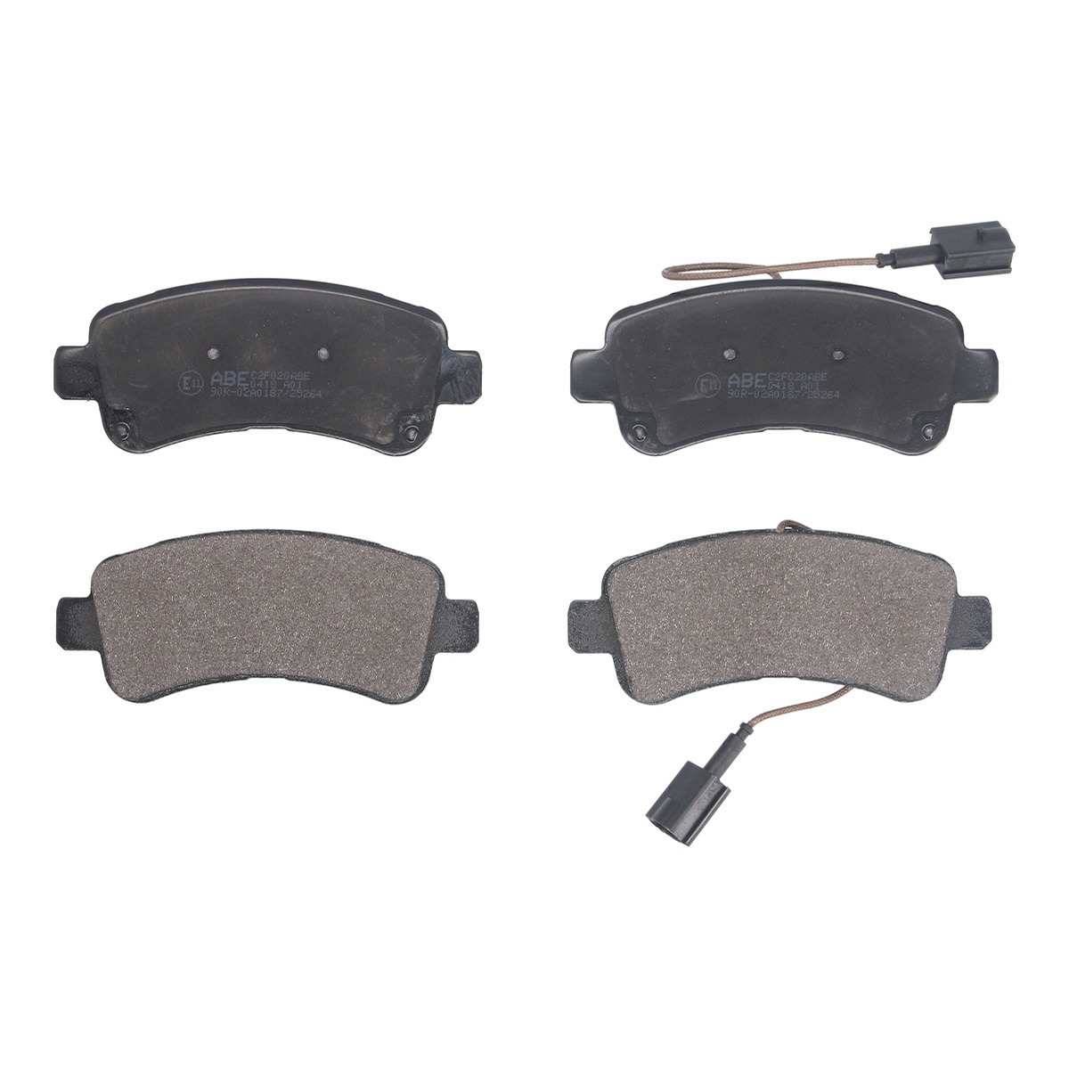 Комплект гальмівних колодок задн , CITROEN JUMPER III, FIAT DUCATO, OPEL MOVANO C, PEUGEOT BOXER 2.0D-Electric 04.06-
