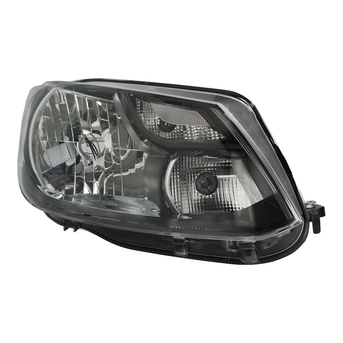 Фара прав (H4/P21, електричн, з мотором, колір відбивача: чорн) VW CADDY III 08.10-05.15 фото 4