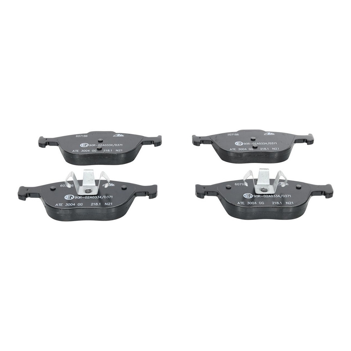 Комплект гальмівних колодок передн , FORD FIESTA V, FOCUS I, FUSION, TOURNEO CONNECT, TRANSIT CONNECT 1.3-2.0 11.01-12.13