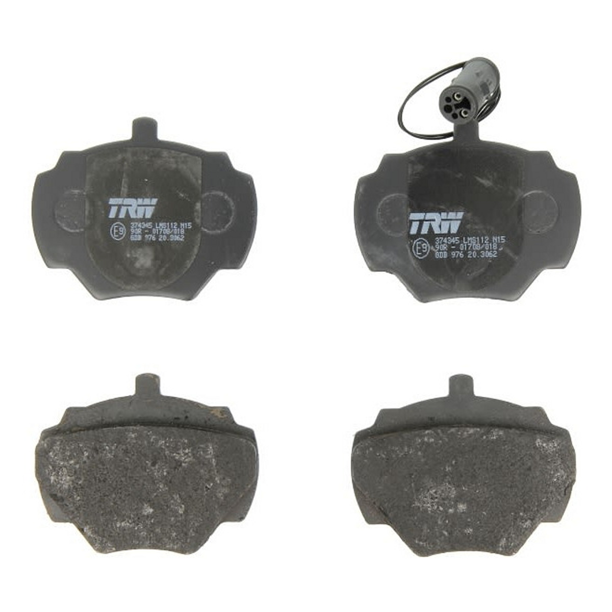 Комплект гальмівних колодок задн , LAND ROVER 90 I, DEFENDER, DISCOVERY I, RANGE ROVER I 2.0-4.3 08.81-02.16