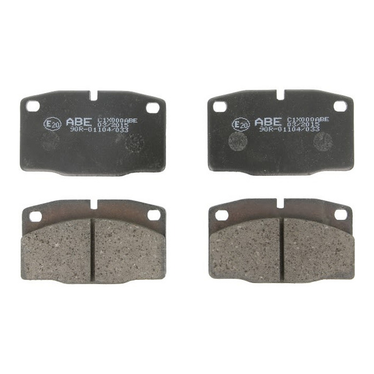 Комплект гальмівних колодок передн , LOTUS ELAN, OPEL ASCONA B, ASCONA C, ASTRA F, CORSA A, CORSA A TR, KADETT D, KADETT E, KADETT E COMBO, MANTA B, OMEGA A, REKORD E 1.0-2.4 09.75-07.03