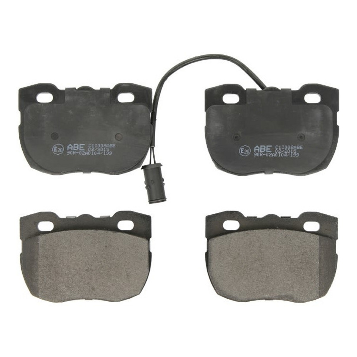 Комплект гальмівних колодок передн , LAND ROVER 110/127, 90 I, DEFENDER, DISCOVERY I, DISCOVERY II, RANGE ROVER EVOQUE, RANGE ROVER I 2.0-4.3 08.81-12.19