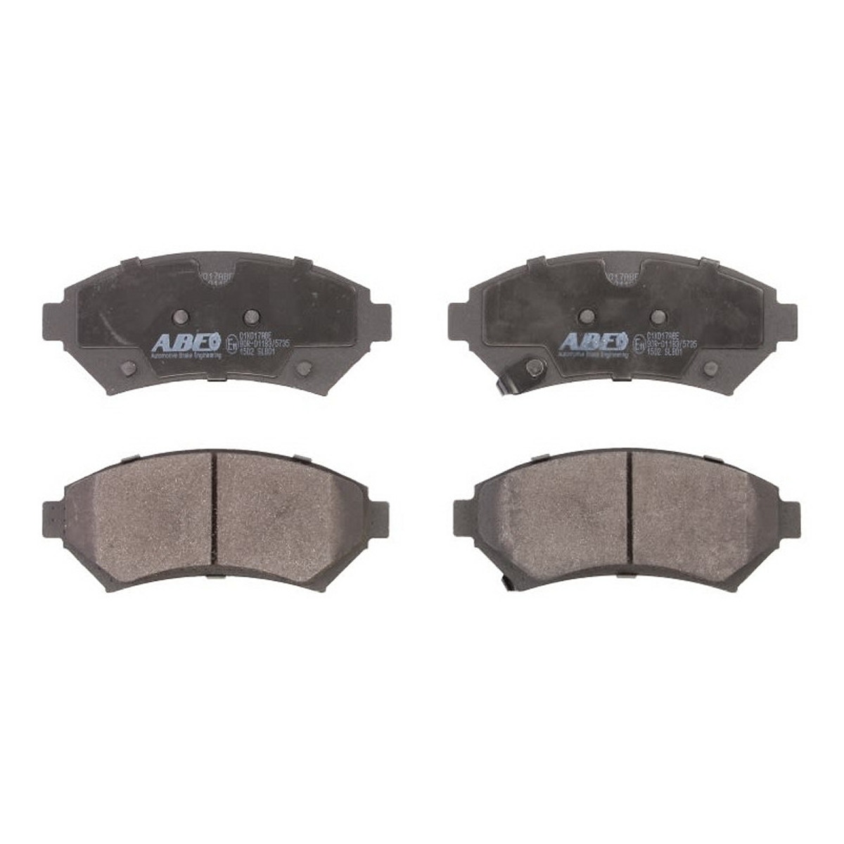 Комплект гальмівних колодок передн , BUICK PARK AVENUE, REGAL, RIVIERA, CADILLAC DEVILLE, ELDORADO, SEVILLE, CHEVROLET IMPALA, MONTE CARLO, TRANS SPORT, VENTURE, OPEL SINTRA 2.2-5.7 01.70-12.05