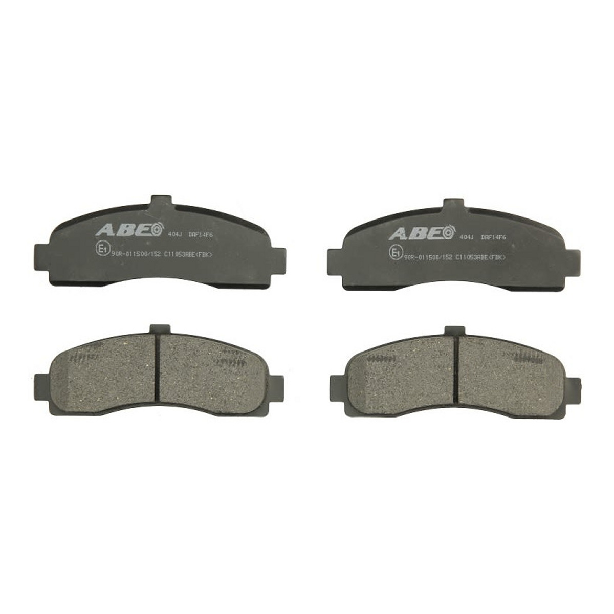 Комплект гальмівних колодок передн , NISSAN MICRA II, MICRA III 1.0-1.5D 08.92-06.10