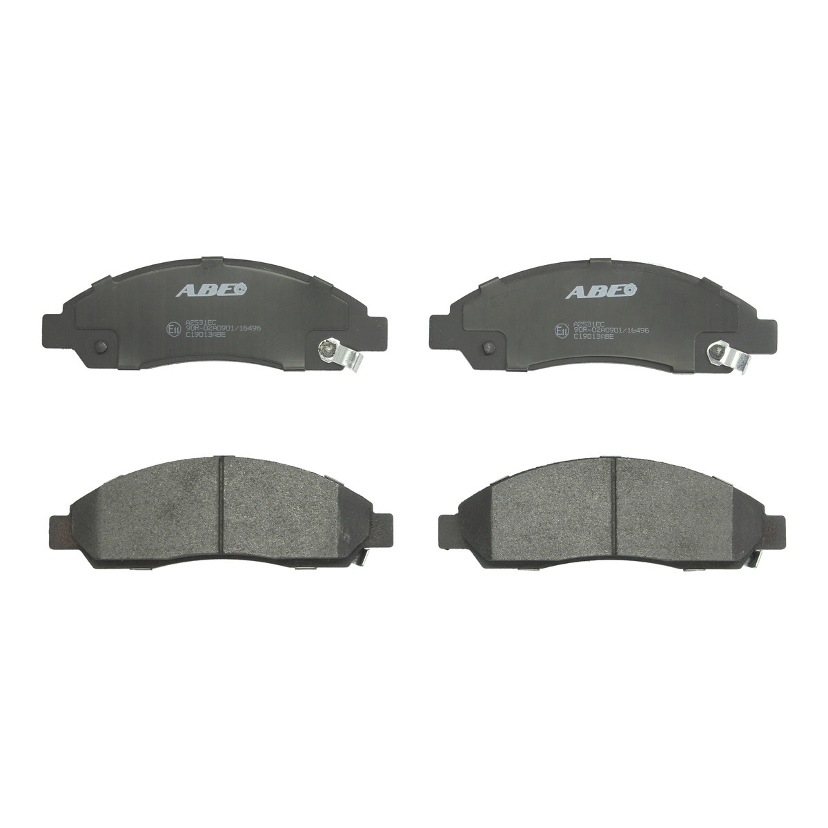 Комплект гальмівних колодок передн , CHEVROLET COLORADO, ISUZU D-MAX I, MITSUBISHI LANCER VIII 2.0-3.7 05.02-