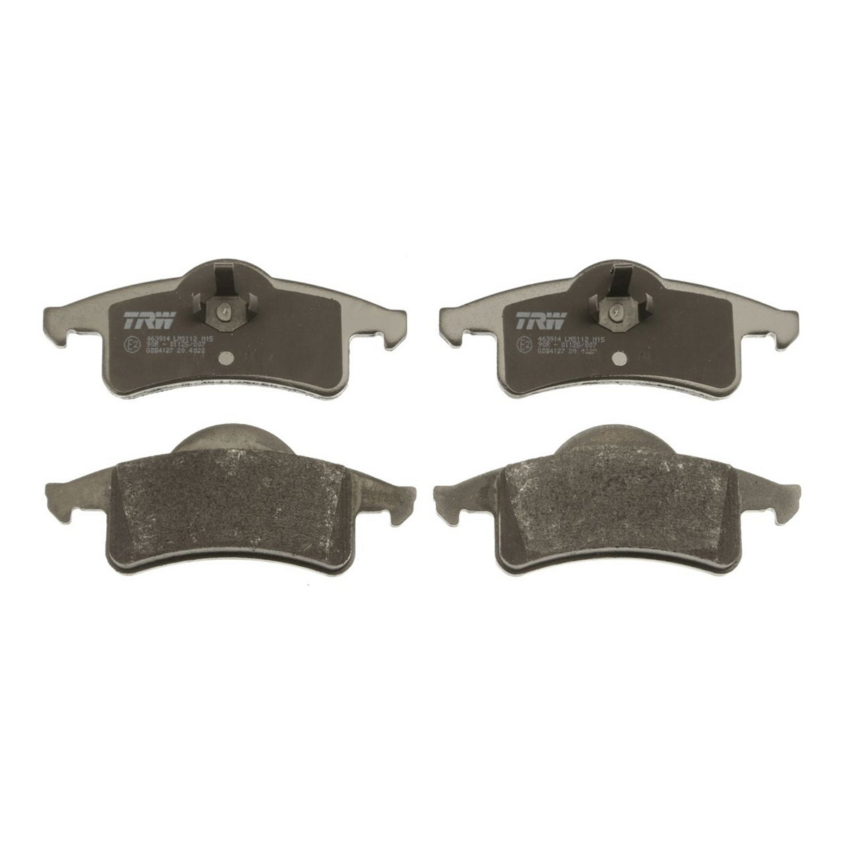 Комплект гальмівних колодок задн , JEEP CHEROKEE, GRAND CHEROKEE II 2.5-4.7 01.88-09.05