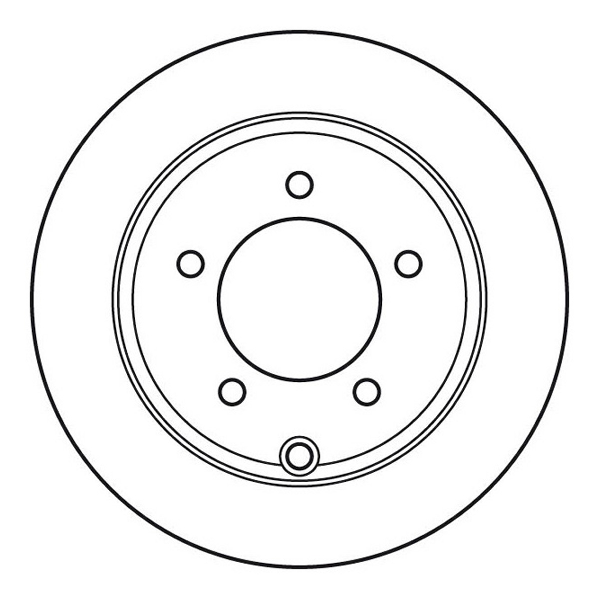 Диск гальмівний задн лів/прав CHRYSLER 200, SEBRING, DODGE AVENGER, CALIBER, JEEP COMPASS, PATRIOT, MITSUBISHI LANCER VIII 1.8-3.6ALK 06.06-