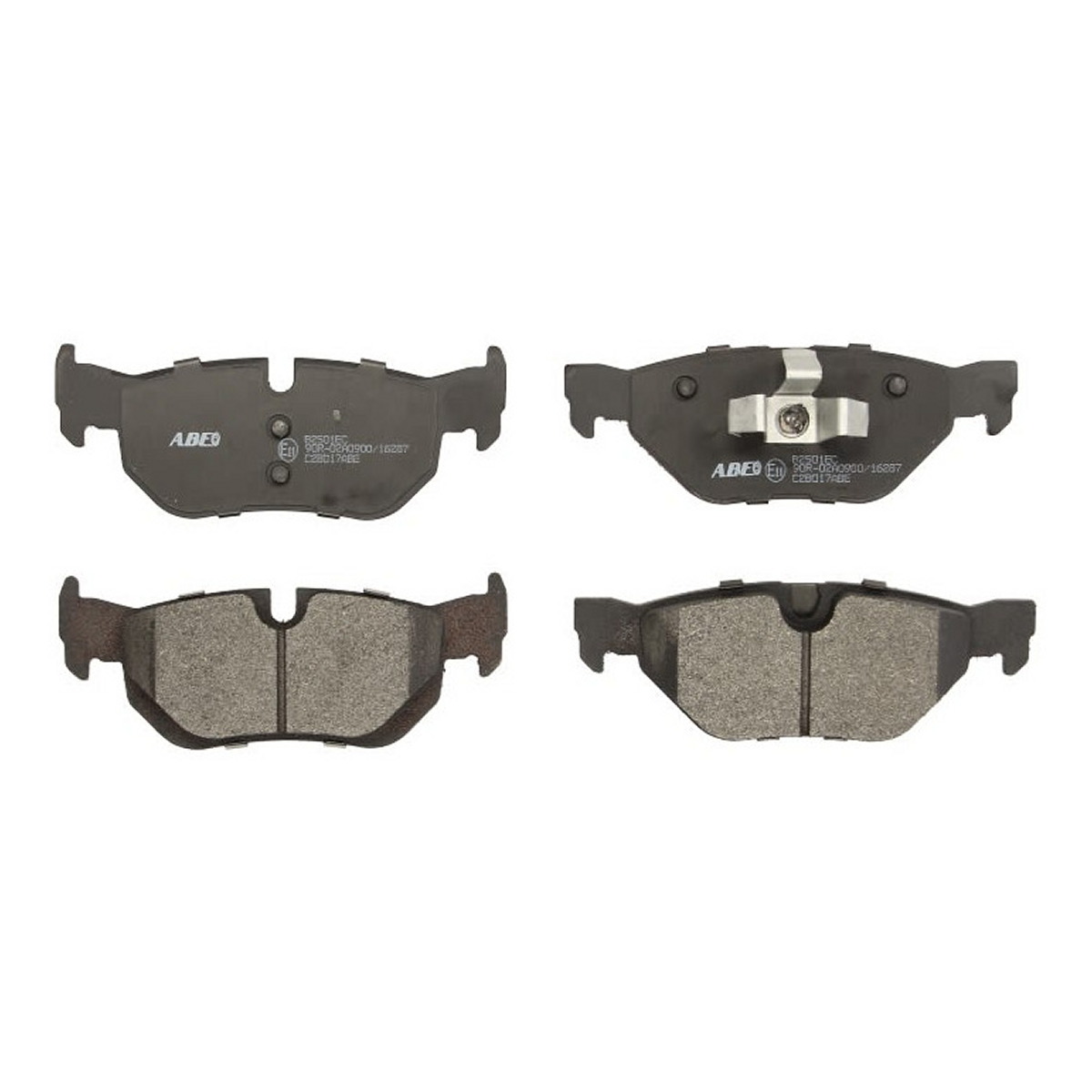 Комплект гальмівних колодок задн , BMW 1 (E81), 1 (E82), 1 (E87), 1 (E88), 3 (E90), 3 (E91), 3 (E92), 3 (E93), 3 (F30, F80), X1 (E84), X3 (F25) 1.6-3.0D 06.04-10.18