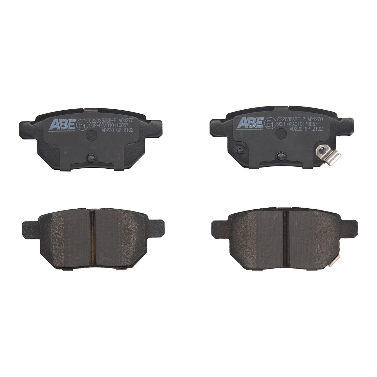Комплект гальмівних колодок задн , GREAT WALL VOLEEX C20R, LEXUS CT, SUBARU TREZIA, TOYOTA AURIS, BB I, CAMRY, CARINA V, CELICA, COROLLA, IQ, IST, MATRIX, PORTE I, PREMIO, PRIUS 1.0-2.5H 04.86-