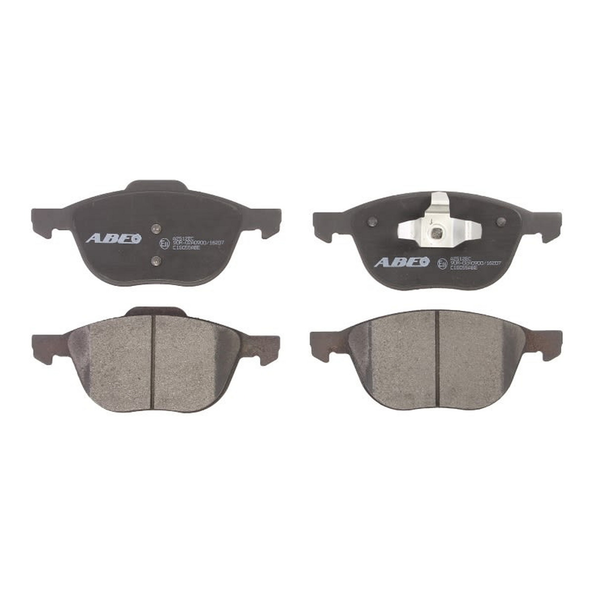 Комплект гальмівних колодок передн , VOLVO C30, C70 I, C70 II, S40 II, V40, V50, FORD C-MAX, C-MAX II, ECOSPORT, FOCUS C-MAX, FOCUS II, FOCUS III, GRAND C-MAX, KUGA I, KUGA II 1.0-Electric 03.97-