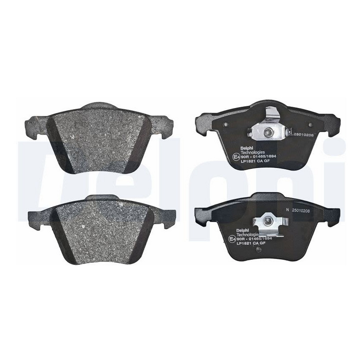 Комплект гальмівних колодок передн , VOLVO S80 II, V70 III, XC70 II, XC90 I 1.6D-4.4 06.02-12.16