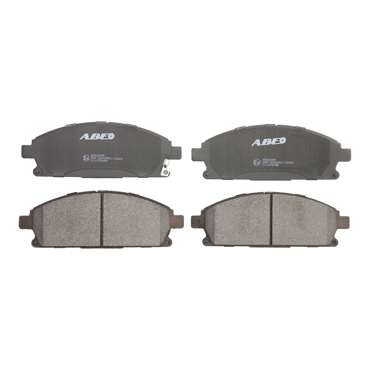Комплект гальмівних колодок передн , HONDA CR-Z, INFINITI QX4, NISSAN CARAVAN, PATHFINDER II, QUEST, TERRANO II, X-TRAIL I, X-TRAIL II 1.5H-3.5 10.92-