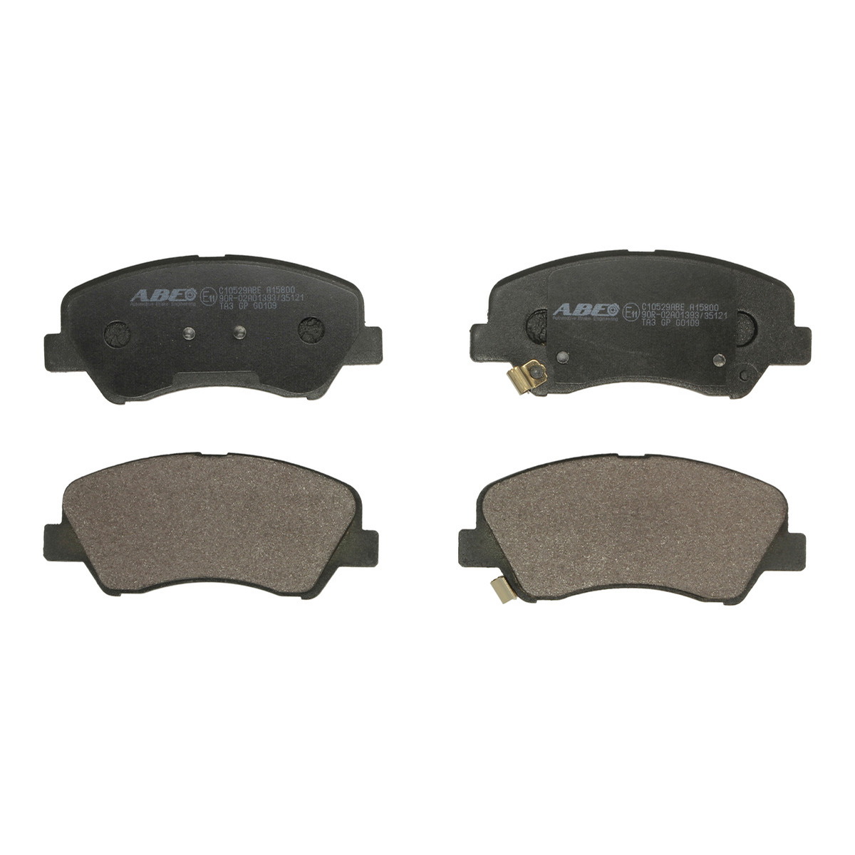 Комплект гальмівних колодок передн , HYUNDAI ACCENT IV, ELANTRA V, ELANTRA VI, EQUUS / CENTENNIAL, GENESIS, GRANDEUR, I30, IONIQ, NEXO, SANTA FE IV, SANTA FÉ II, SOLARIS 1.0-Electric 01.07-